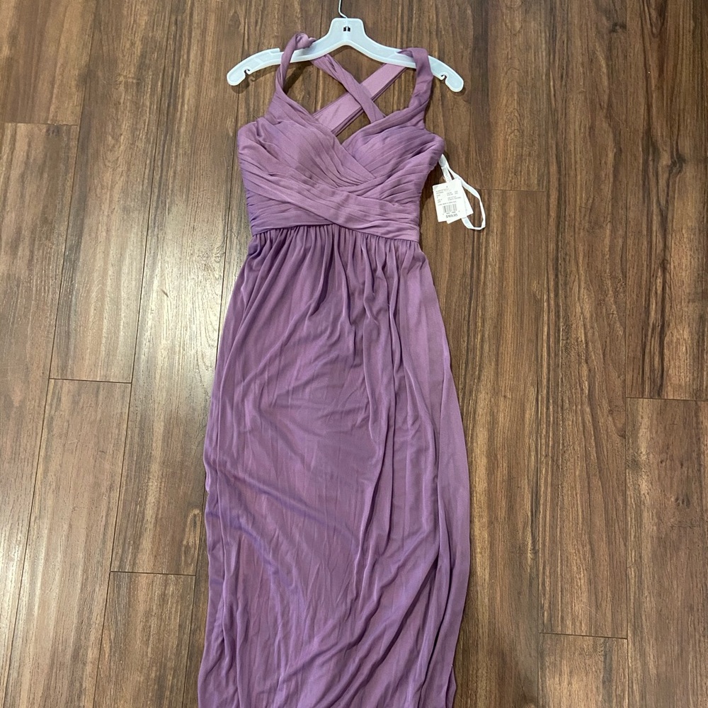 David’s Bridal Lavender Dress